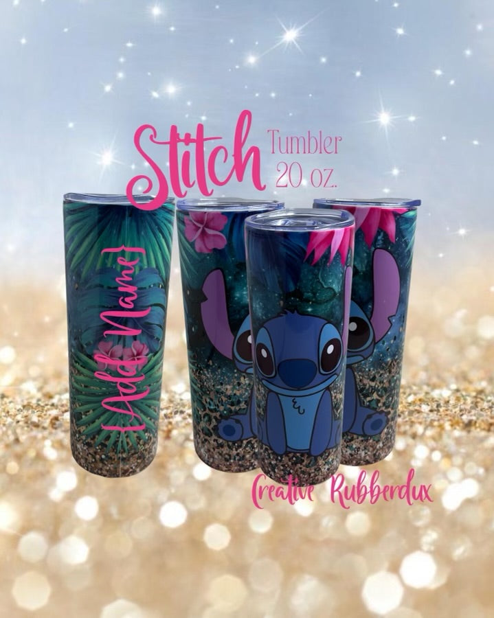 20oz Tumbler Lelo and Stitch Double Insulated Hot / Cold Cup